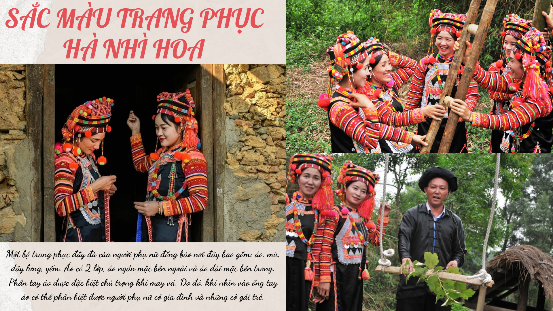 Sắc màu trang phục truyền thống của người Hà Nhì Hoa